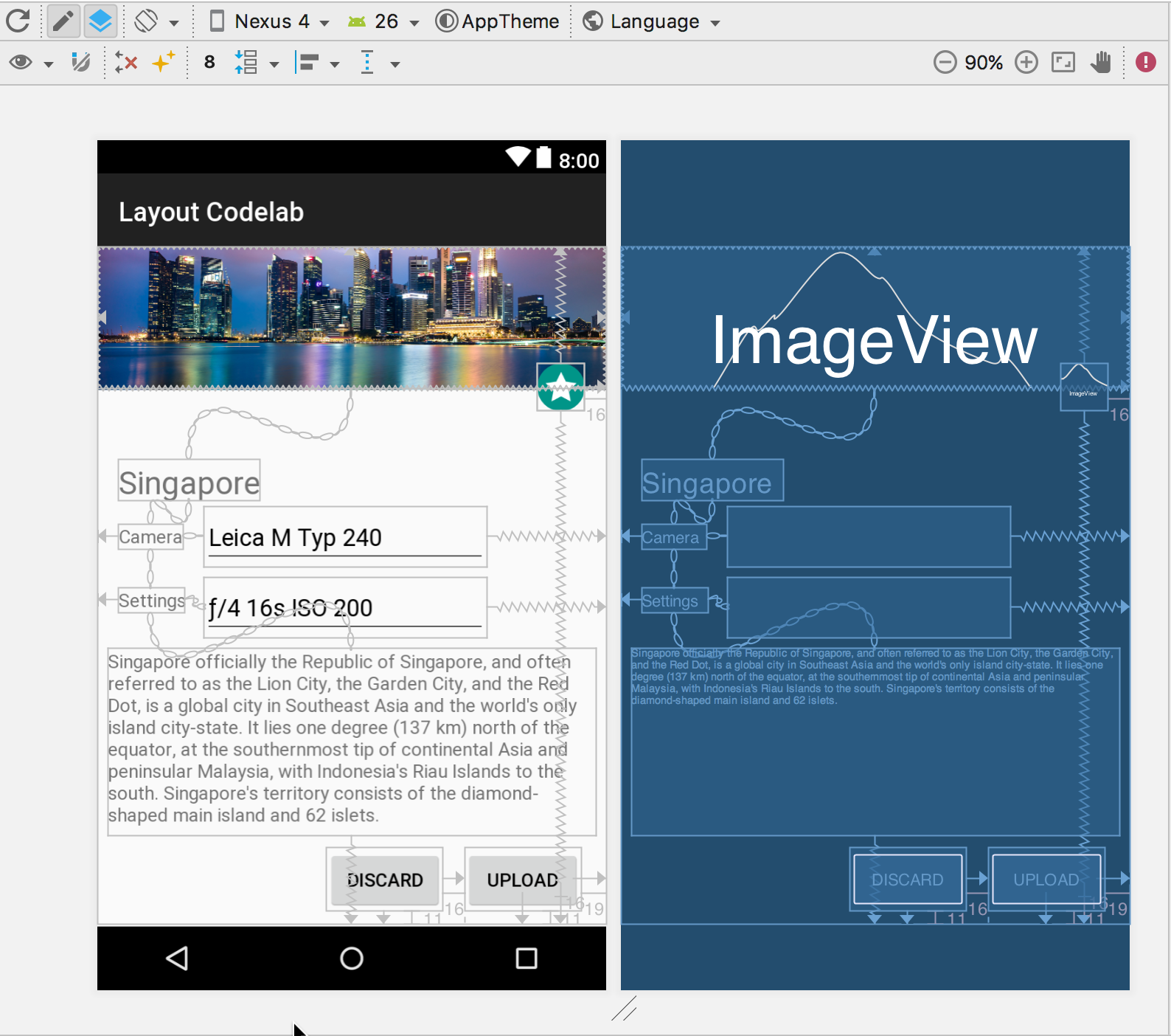 ConstraintLayout Example